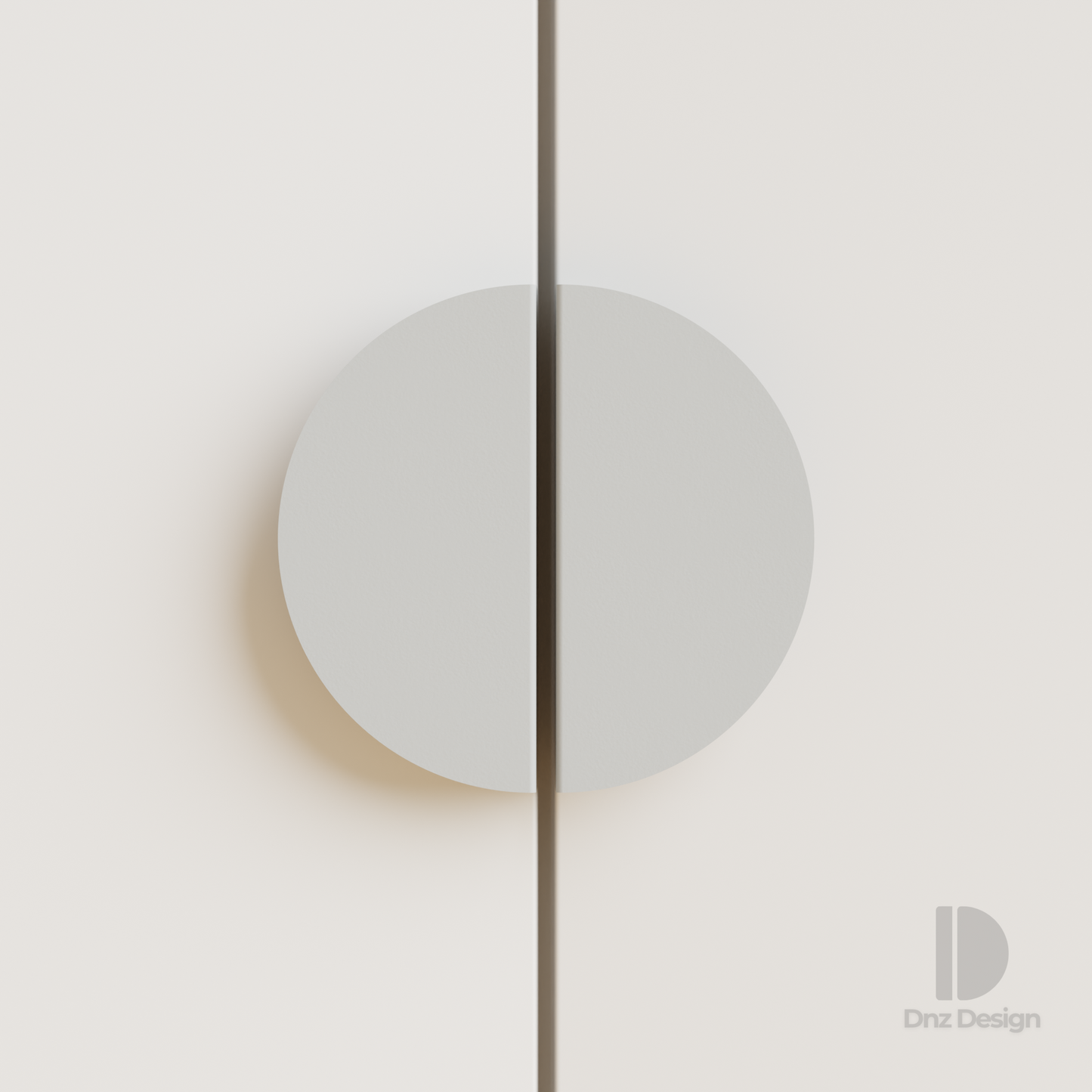 HALO Half-Moon Cabinet Handle - Minimalist Metal Drawer Pull