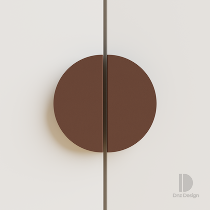HALO Half-Moon Cabinet Handle - Minimalist Metal Drawer Pull