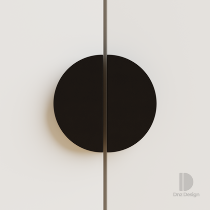 HALO Half-Moon Cabinet Handle - Minimalist Metal Drawer Pull