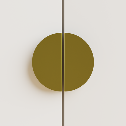HALO Half-Moon Cabinet Handle - Minimalist Metal Drawer Pull