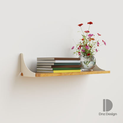 ARCUS Curved Shelf Bracket - Heavy Duty Steel | Set of 2