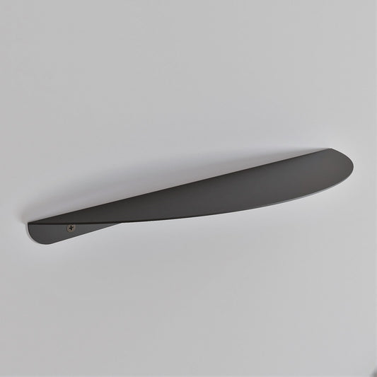 Minimalist Floating Shelf, Circular Display Shelf, Metal Wall Shelf, Modern Bookshelf, Rounded Shelf, Plant Shelf
